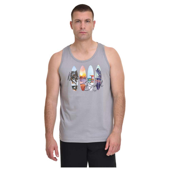 Target Ανδρική αμάνικη μπλούζα Single Jersey Tank Top Surf